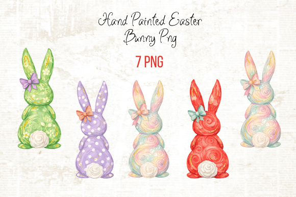 Download Hand Painted Easter Bunny PNG - Hand painted easter bunny Collection