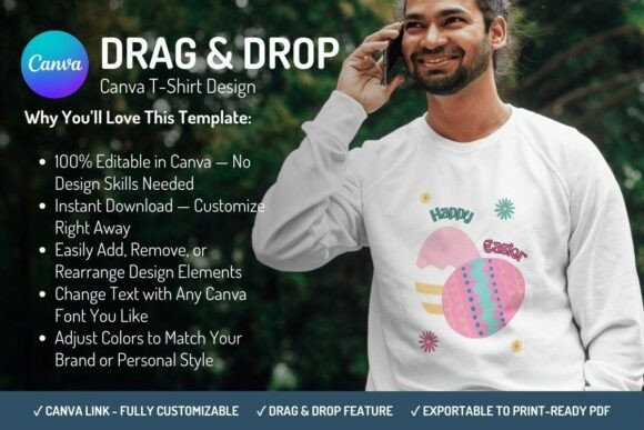 Download Canva T-Shirt Design Template - Easter - Shirt Collection