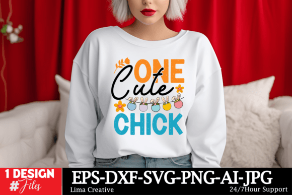 Download One Cute Chick SVG Cut File - Premium Bundle