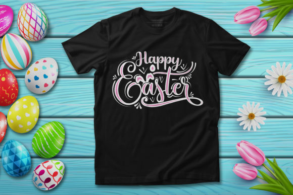 Download Happy Easter SVG Typography Shirt Design - Shirt Collection