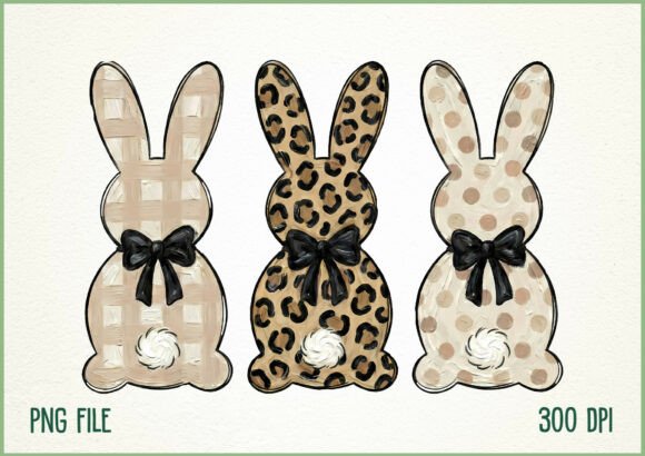 Download Neutral Hand Painted Easter Bunny PNG - Hand painted easter bunny Collection