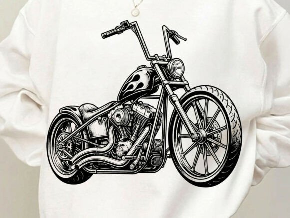 Download Chopper Motorcycle Biker Tshirt Design - Shirt Collection