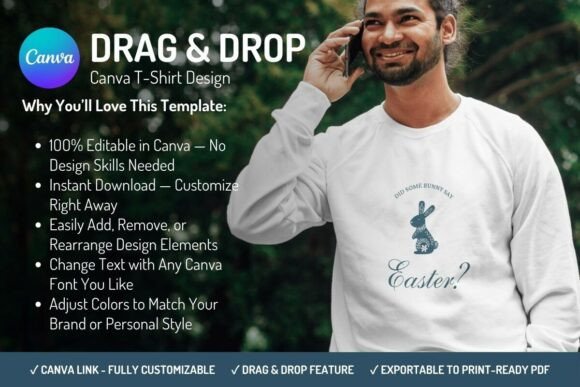 Download Canva T-Shirt Design Template - Easter - Shirt Collection