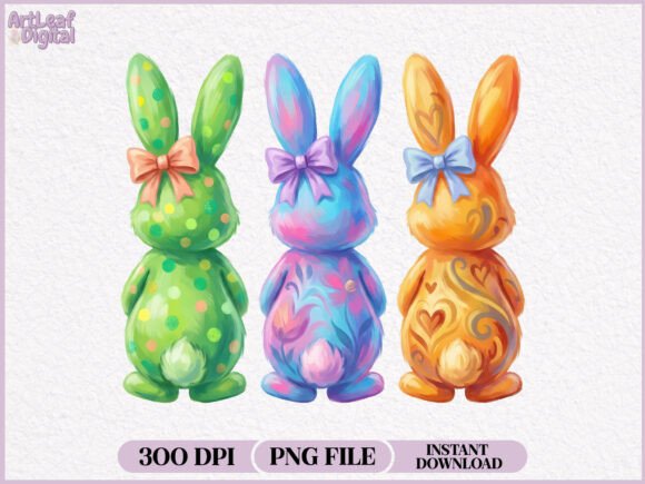 Download Hand Painted Easter Bunny PNG - Hand painted easter bunny Collection
