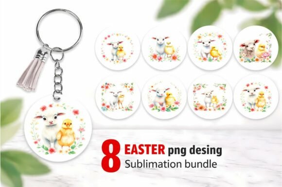 Download 8 Easter Lamb and Chick PNG Sublimation - Premium Resources