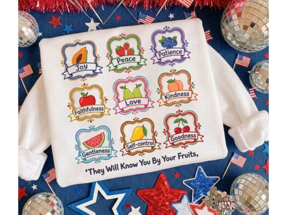 Download Biblical Fruits Message Tshirt Design - Shirt Collection