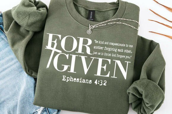 Download Forgiven Ephesians 4:32 Christian TShirt - Shirt Collection