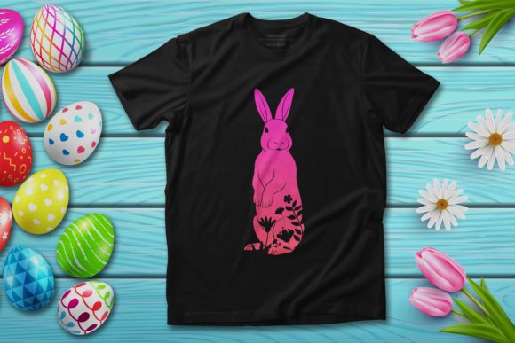 Download Easter Bunny Spring SVG T-shirt Design - Shirt Collection