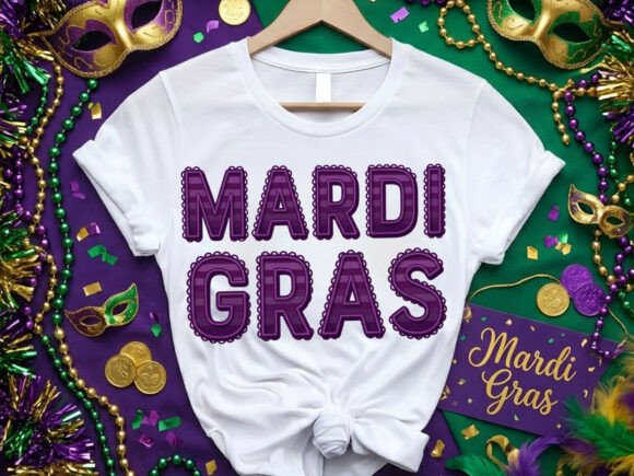 Download Girly Lacey Ruffle Mardi Gras Tshirt Design - Shirt Collection