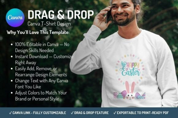 Download Canva T-Shirt Design Template - Easter - Shirt Collection