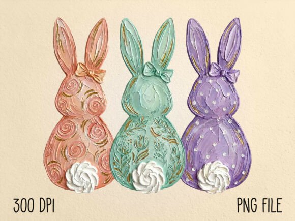 Download Hand Painted Easter Bunny Sublimation - Hand painted easter bunny Collection