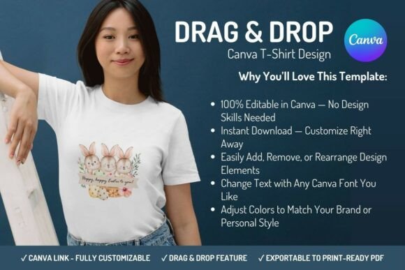 Download Canva T-Shirt Design Template - Easter - Shirt Collection