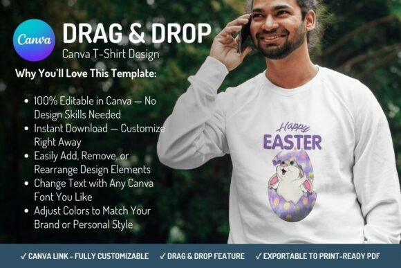 Download Canva T-Shirt Design Template - Easter - Shirt Collection