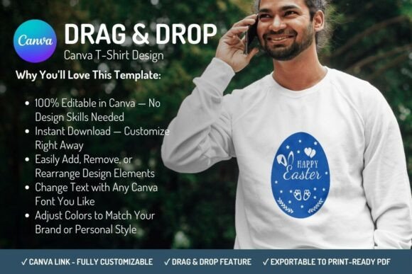 Download Canva T-Shirt Design Template - Easter - Shirt Collection