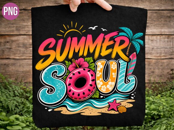 Download Retro Summer Soul Beach Life PNG Tshirt - Shirt Collection