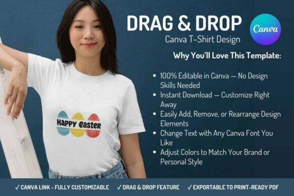 Download Canva T-Shirt Design Template - Easter - Shirt Collection