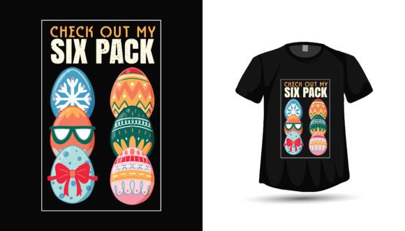 Download Easter Tshirt Design of Gym Six Pack Egg - Shirt Collection
