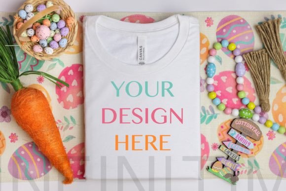 Download Easter Tshirt Mockup Bella Canvas Mockup - Shirt Collection