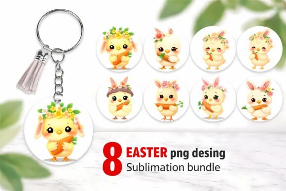 Download 8 Easter Bunny Chick PNG Bundle – - Premium Resources